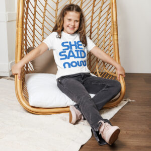 Youth “She Said Now” Crewneck Tee