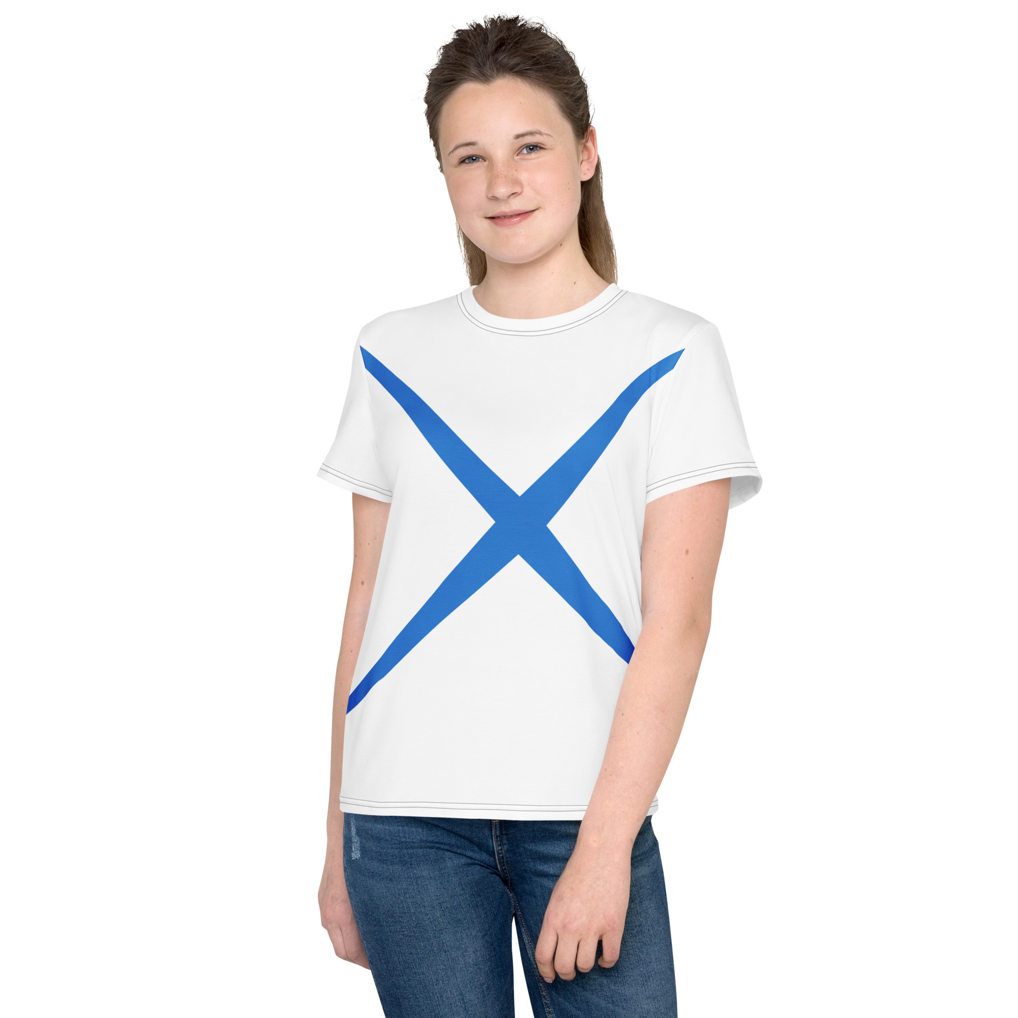 Youth round neck tee - Image 6