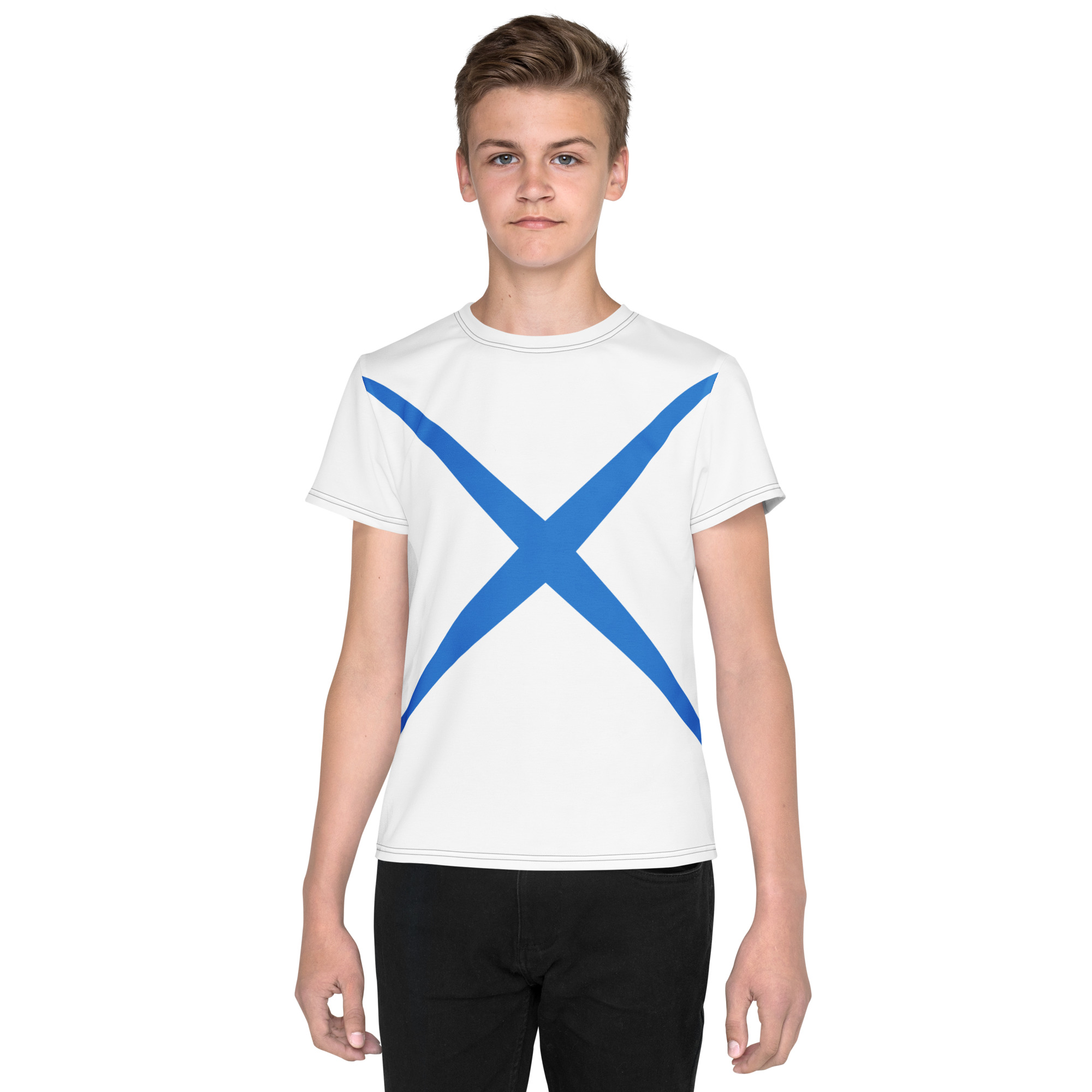 Youth round neck tee - Image 4