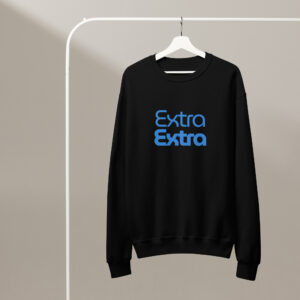 Alternative view of Extra Extra Men's Crewneck Sweatshirt