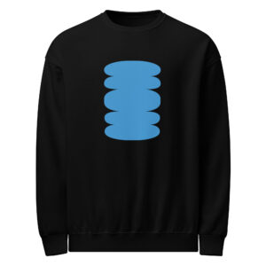 Rib-Trimmed Fleece Crew