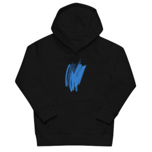 Alternative view of Kids Blue Scribble Eco Hoodie