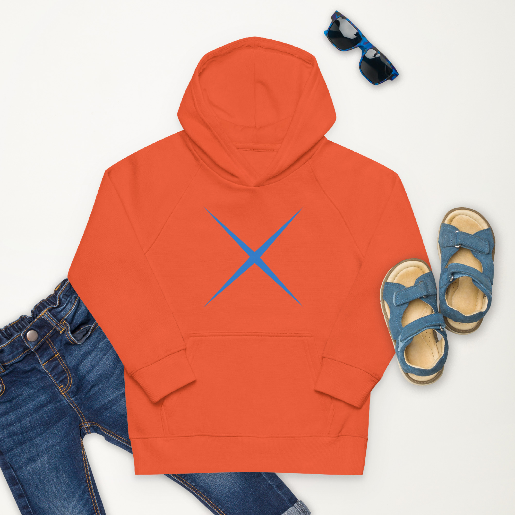Children’s sustainable hooded sweatshirt