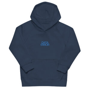 Alternative view of Data Error Kids eco hoodie
