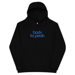 Alternative view of Back to Peak Kids Fleece Hoodie