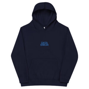 Alternative view of Data Error Kids fleece hoodie