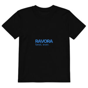RAVORA Kids Organic Cotton Logo Tee