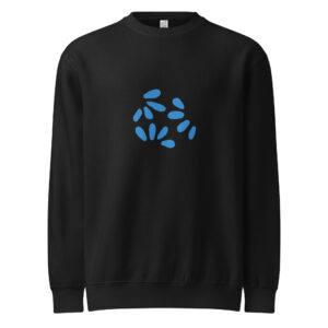 Alternative view of Premium Crewneck Abstract Petal Sweatshirt