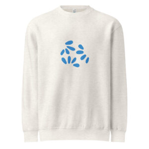 Premium Crewneck Abstract Petal Sweatshirt