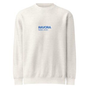 RAVORA Premium Crewneck Logo Sweatshirt