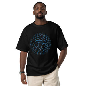 Alternative view of Men’s Wireframe Sphere Champion Tee