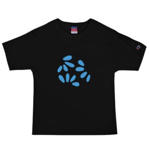 Alternative view of Blue Petal Orbit Champion Graphic Tee