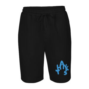 Alternative view of Men’s Fleece Lounge Shorts with Gratitude Print