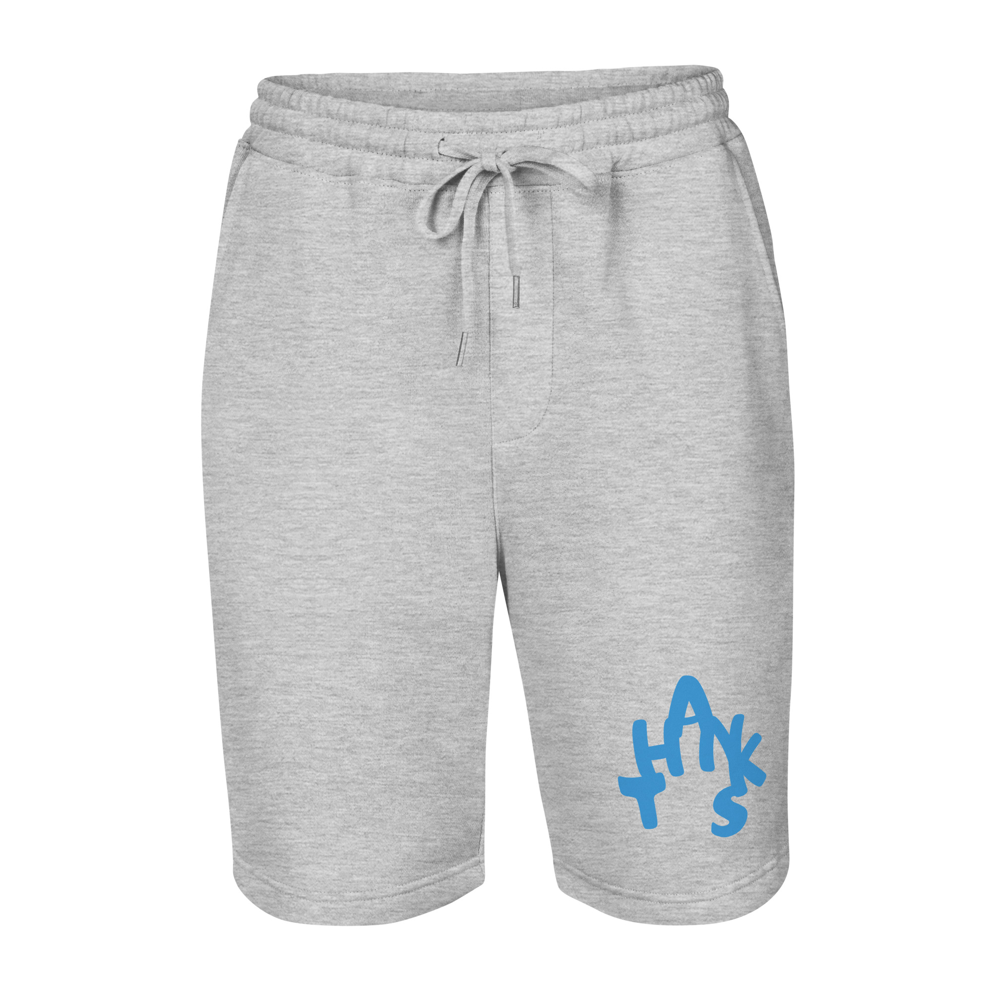 Men’s Fleece Lounge Shorts with Gratitude Print - Image 3