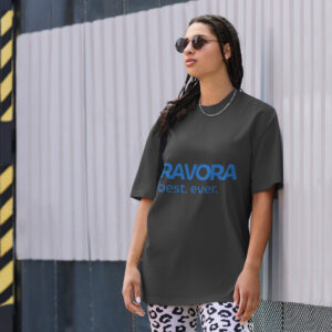 Alternative view of RAVORA Women’s Vintage Oversized Logo Tee