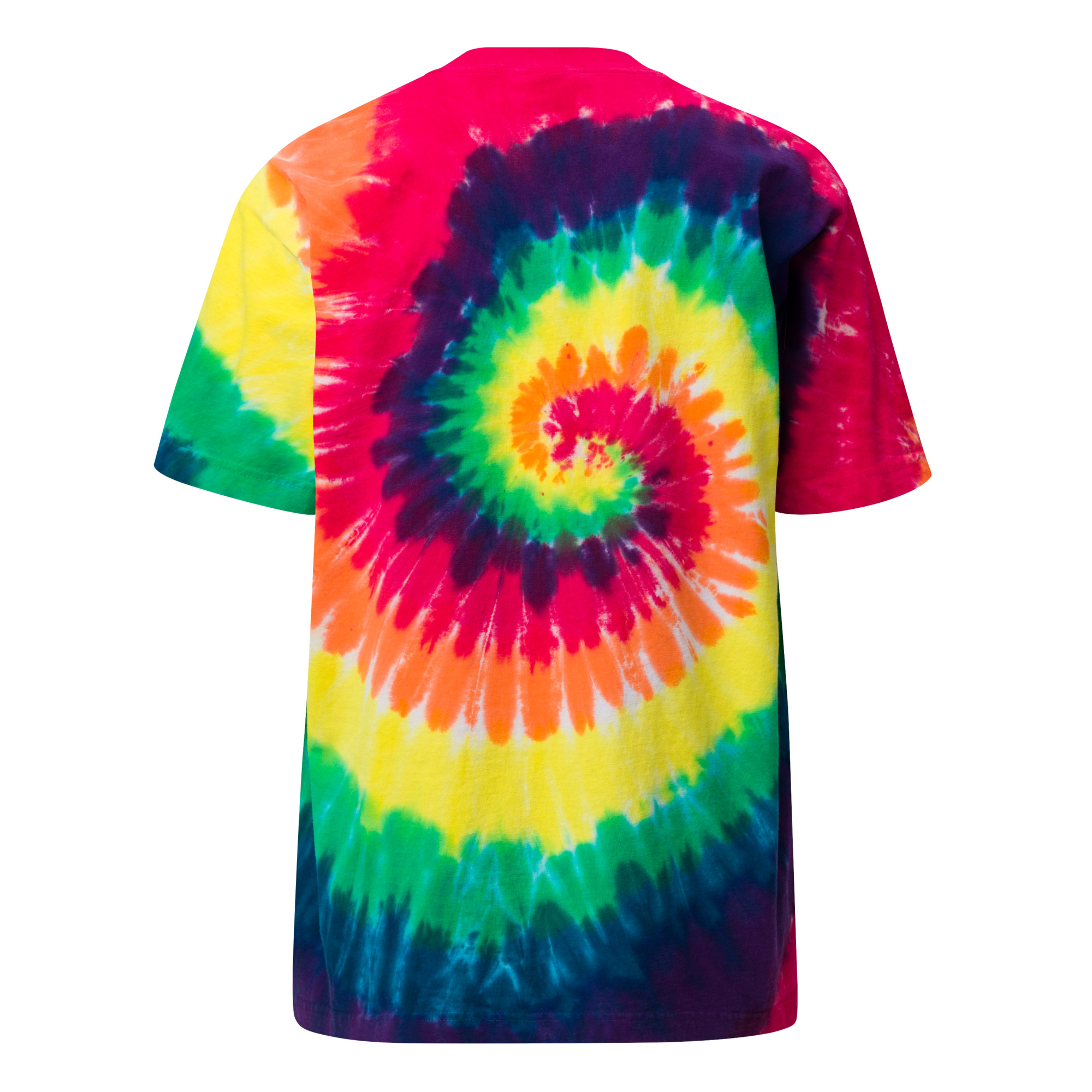 Men’s Cosmic Grid Oversized Tie-Dye Tee - Image 9