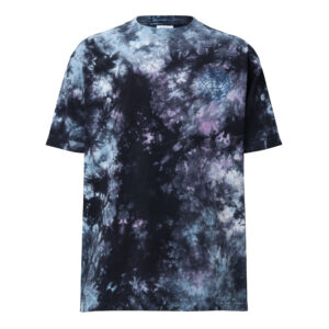 Alternative view of Men’s Cosmic Grid Oversized Tie-Dye Tee