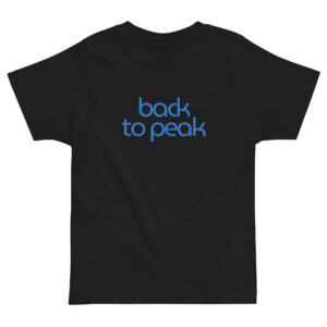 Alternative view of Back to Peak Toddler Jersey Tee