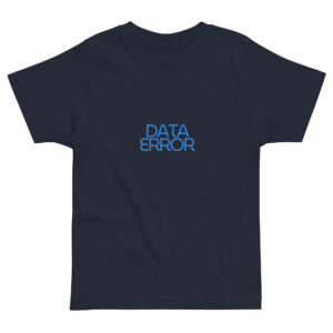 Alternative view of Data Error Toddler jersey t-shirt