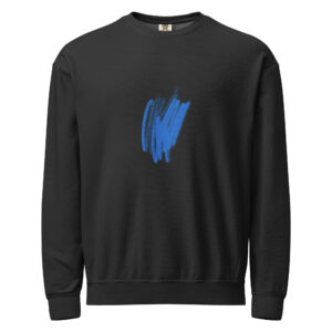 Alternative view of Garment-dyed fleece crewneck sweatshirt