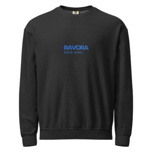 Alternative view of RAVORA Garment-Dyed Fleece Crewneck