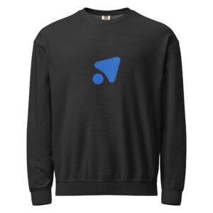 Alternative view of Fleece Crewneck with Garment Dye
