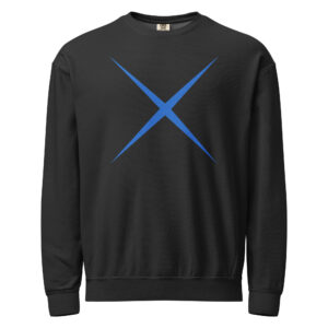 Alternative view of Men’s crewneck sweatshirt in garment-dyed fleece