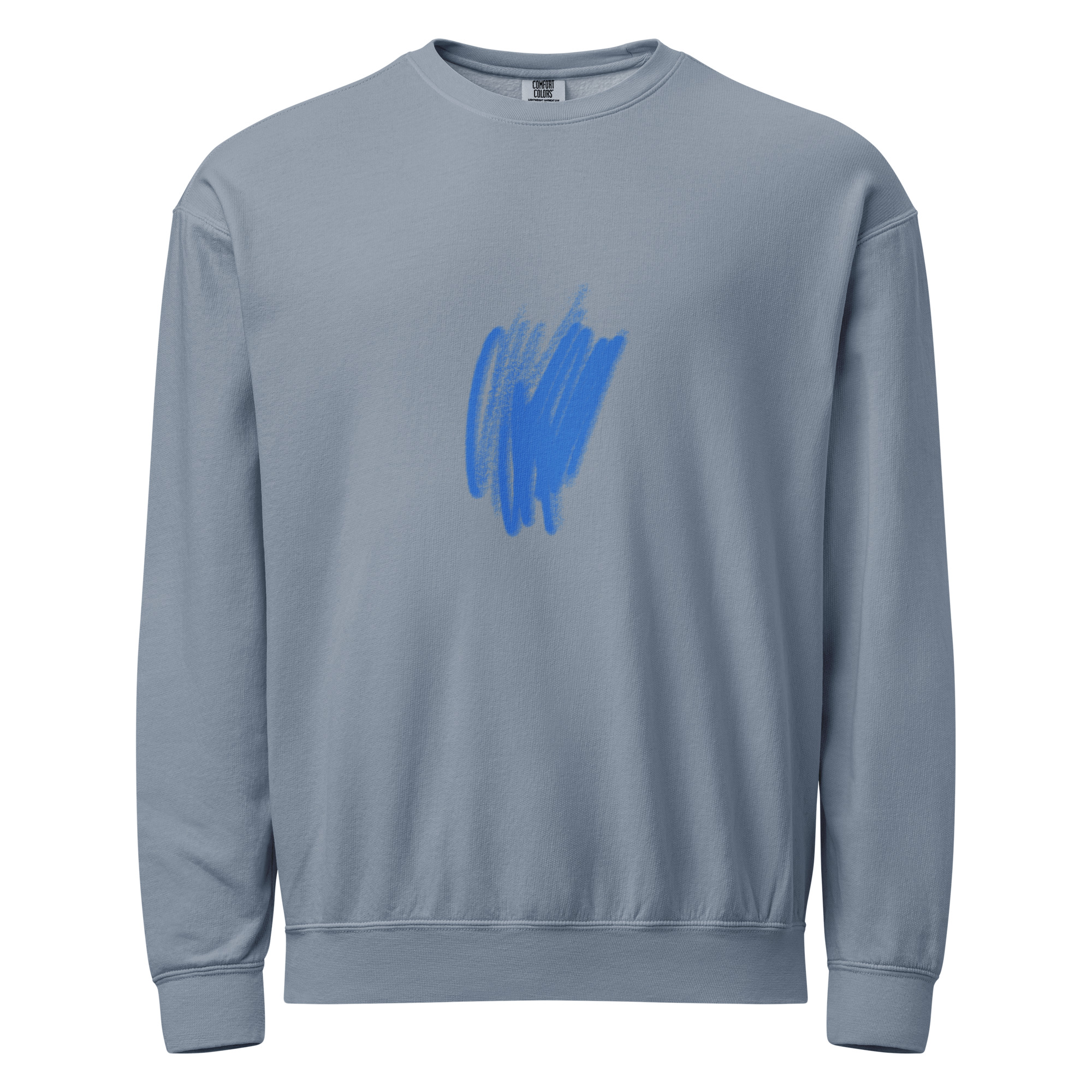 Garment-dyed fleece crewneck sweatshirt - Image 7