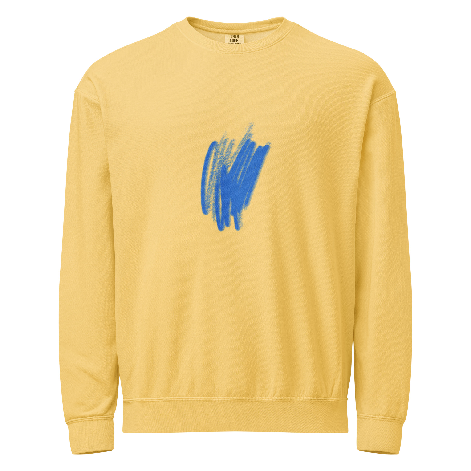 Garment-dyed fleece crewneck sweatshirt - Image 8
