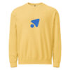 Fleece Crewneck with Garment Dye