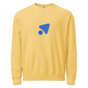 Fleece Crewneck with Garment Dye