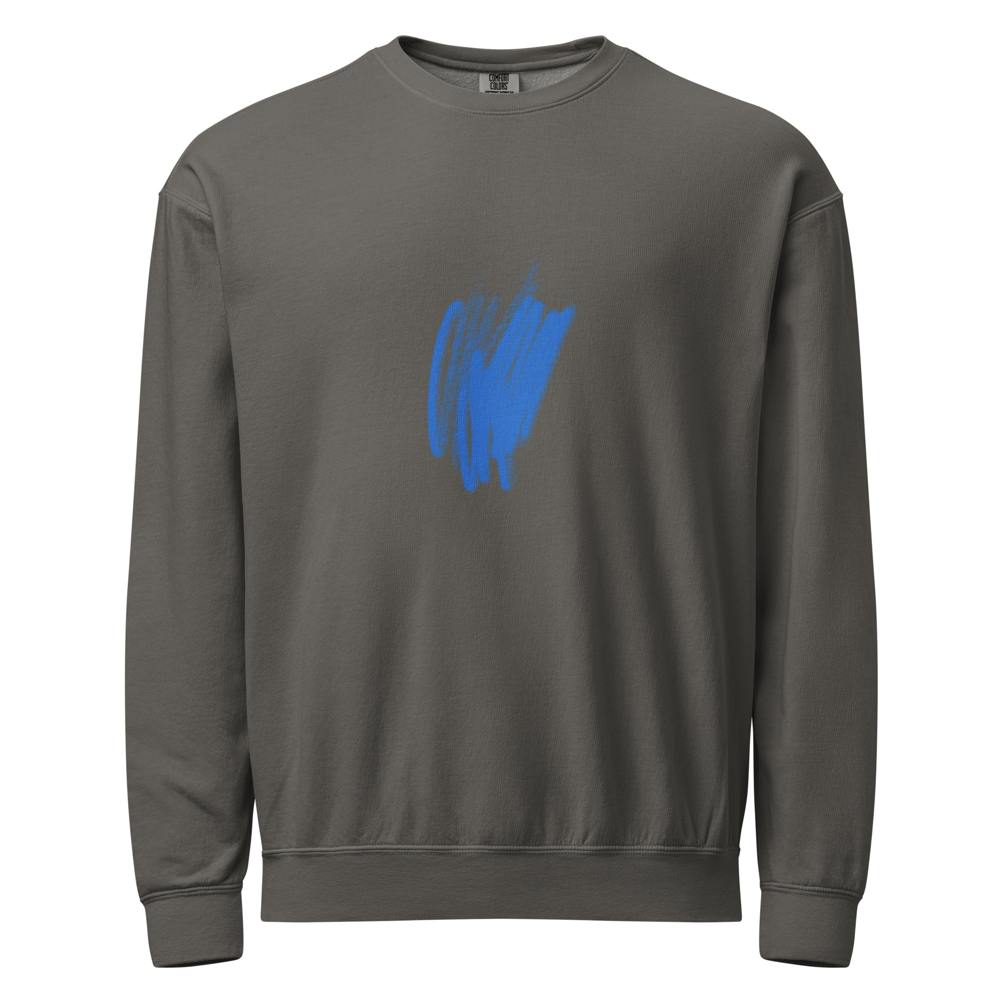 Garment-dyed fleece crewneck sweatshirt - Image 3