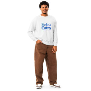 Extra Extra Men's Garment-Dyed Fleece Crewneck Sweatshirt