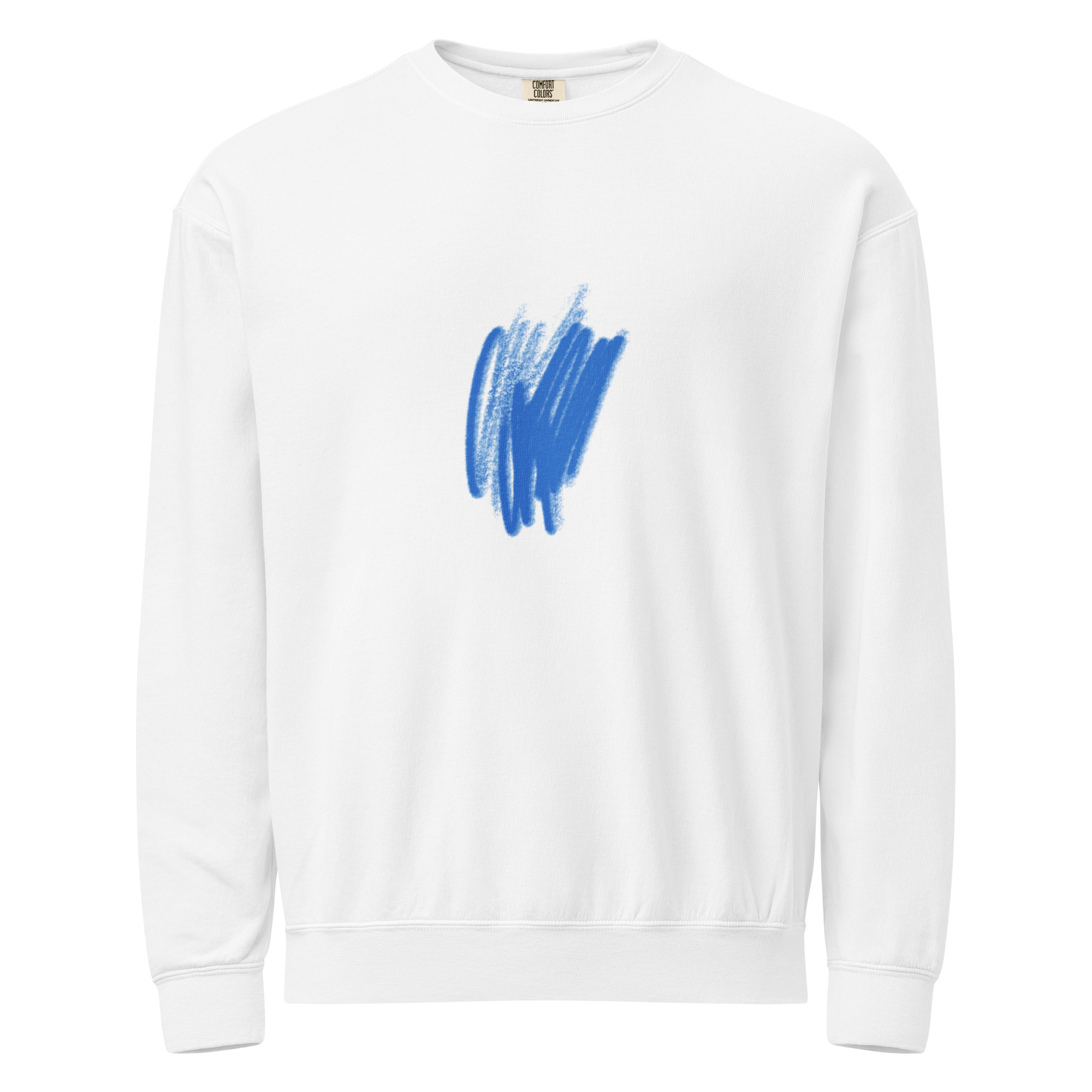 Garment-dyed fleece crewneck sweatshirt - Image 10