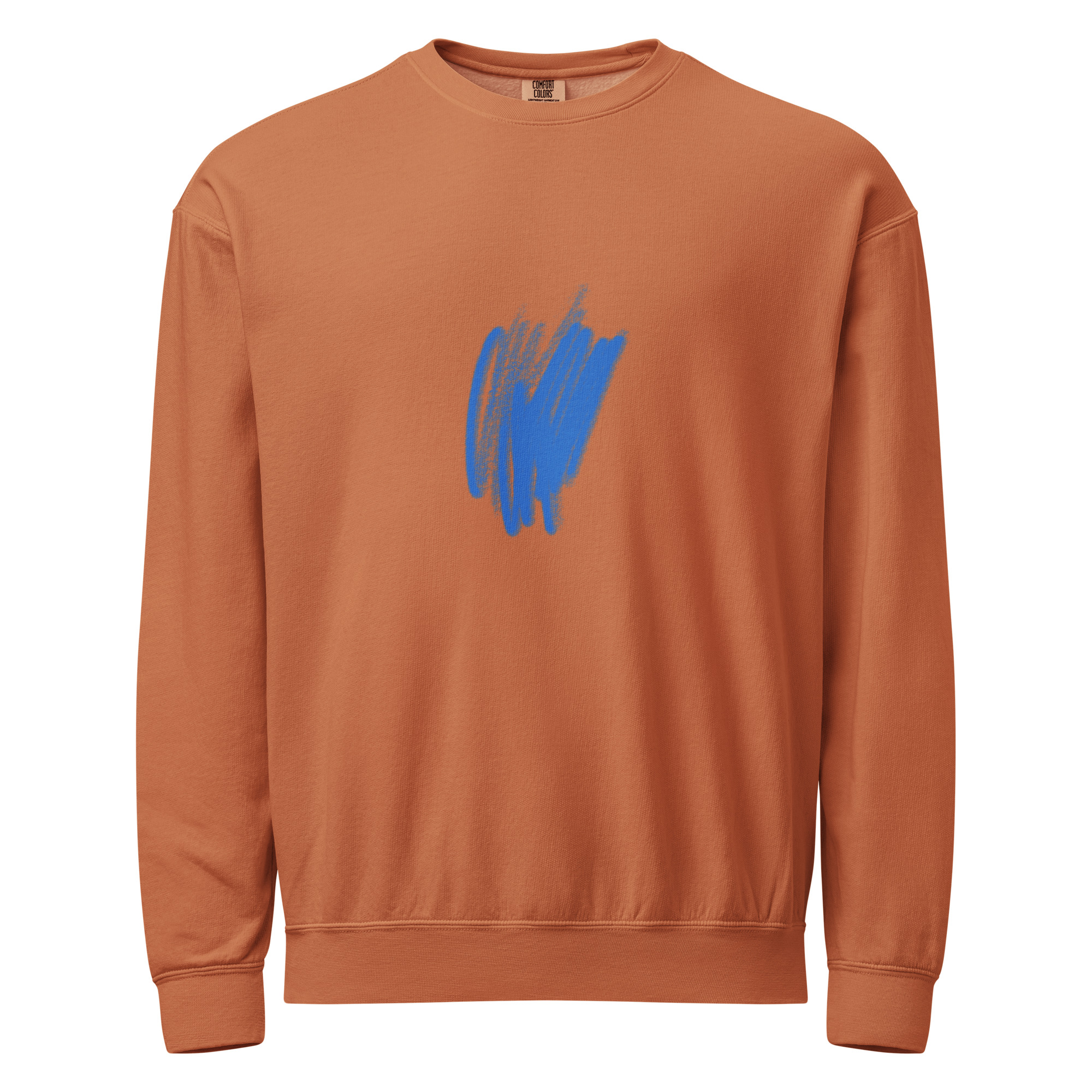 Garment-dyed fleece crewneck sweatshirt - Image 6