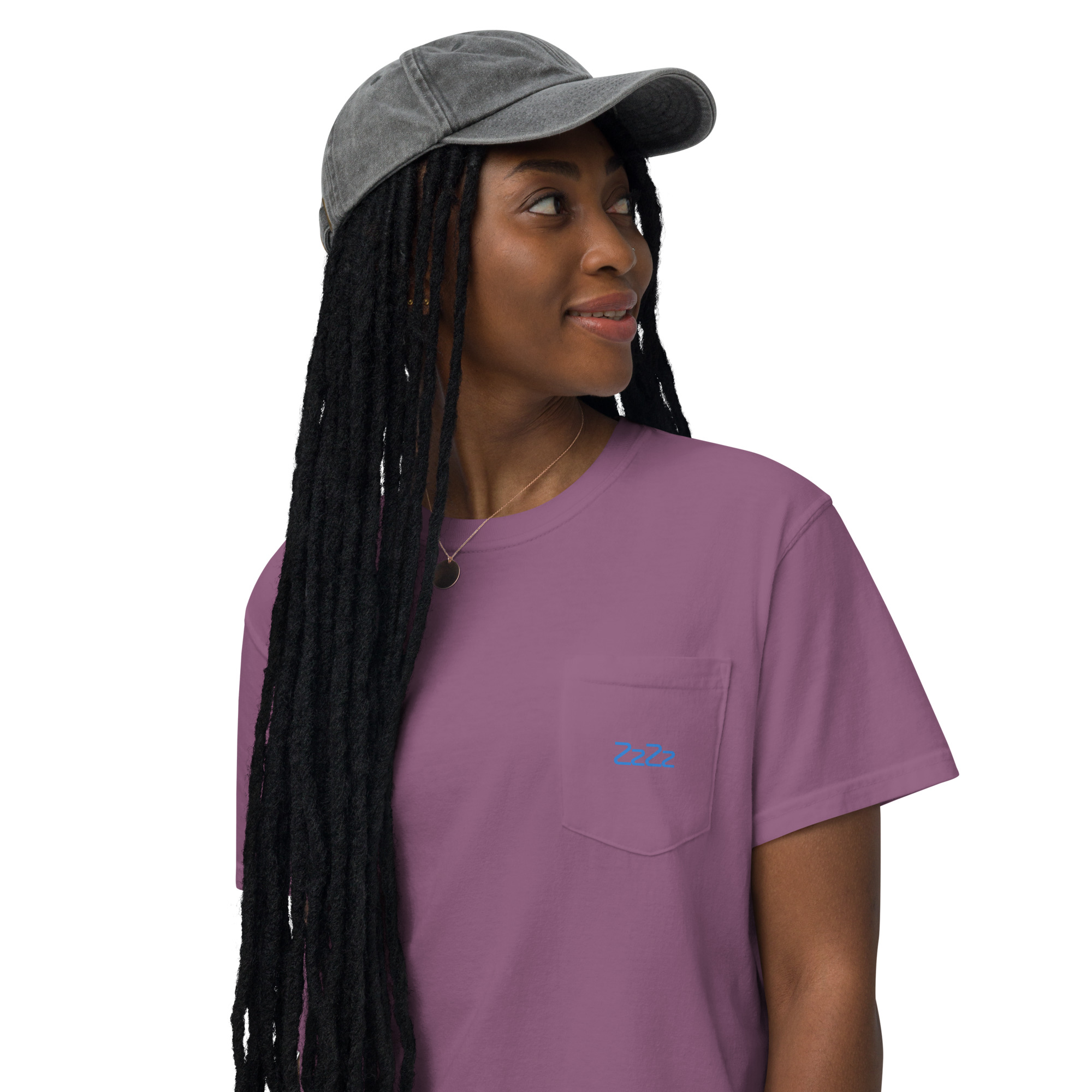 Unisex garment-dyed pocket t-shirt - Image 6