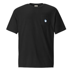 Alternative view of Digital Click garment-dyed pocket t-shirt