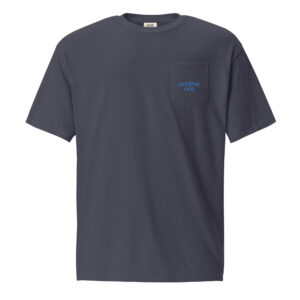 Garment-Dyed Pocket Tee – “Another One” Print