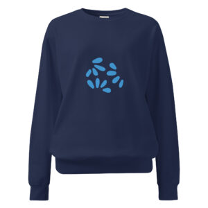 Alternative view of Abstract Bloom garment-dyed sweatshirt