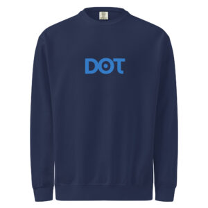 Alternative view of Men’s Vintage-Inspired Garment-Dyed Premium Fleece Sweatshirt