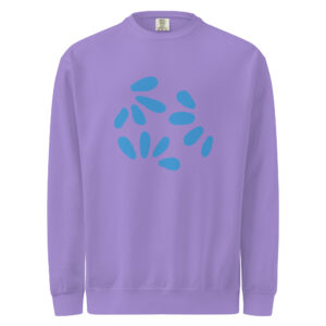 Washed-color sweatshirt