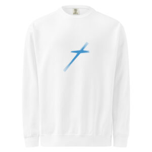 Garment-dyed sweatshirt