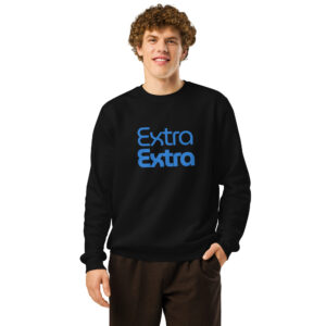 Alternative view of Extra Extra Men's Organic Mid-Weight Sweatshirt