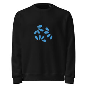 Organic Midweight Abstract Petal Sweatshirt