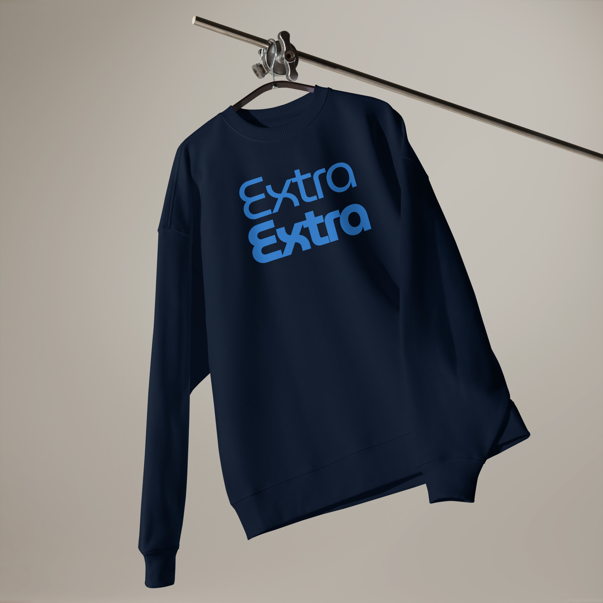 Extra Extra Men's Organic Oversized Sweatshirt - Image 3