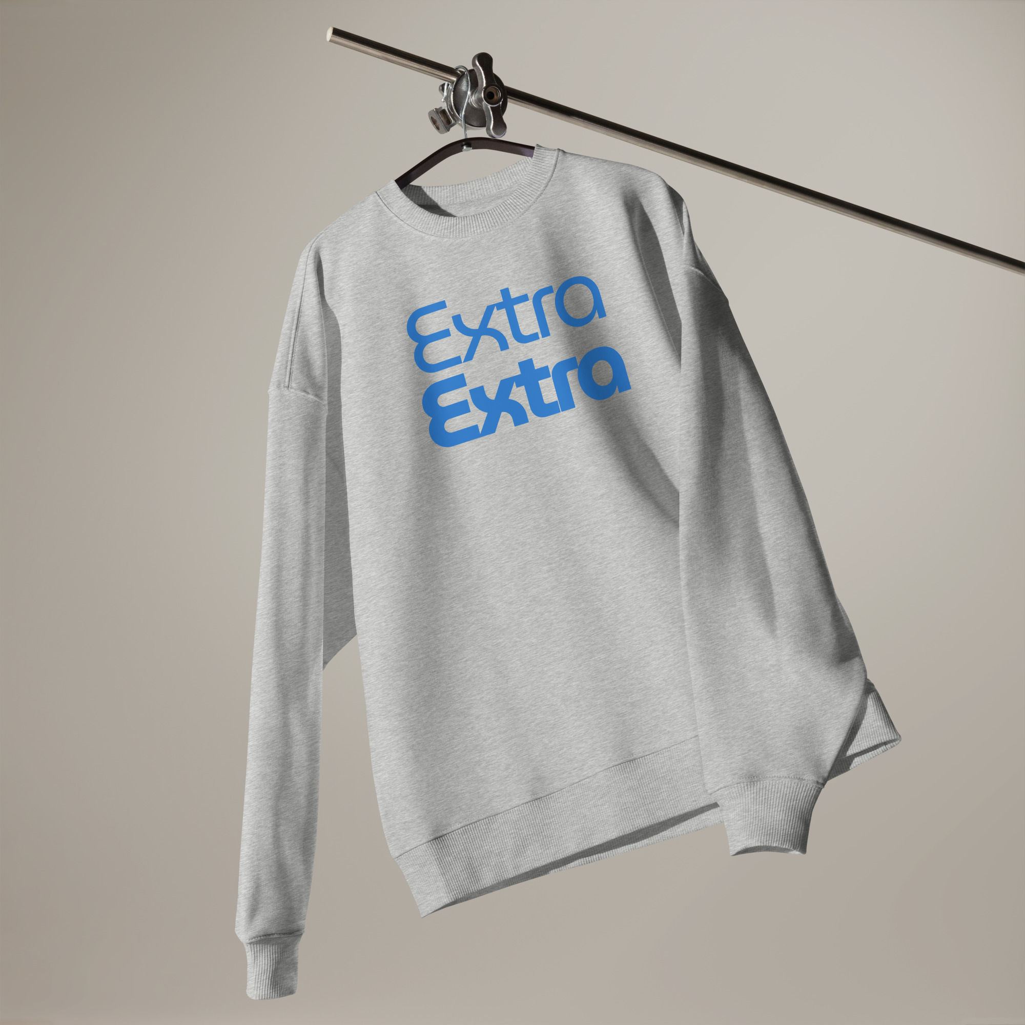 Extra Extra Men's Organic Oversized Sweatshirt - Image 4