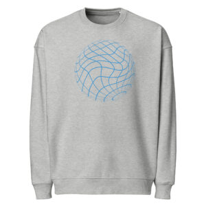 Men’s Oversized Digital Grid Sweatshirt
