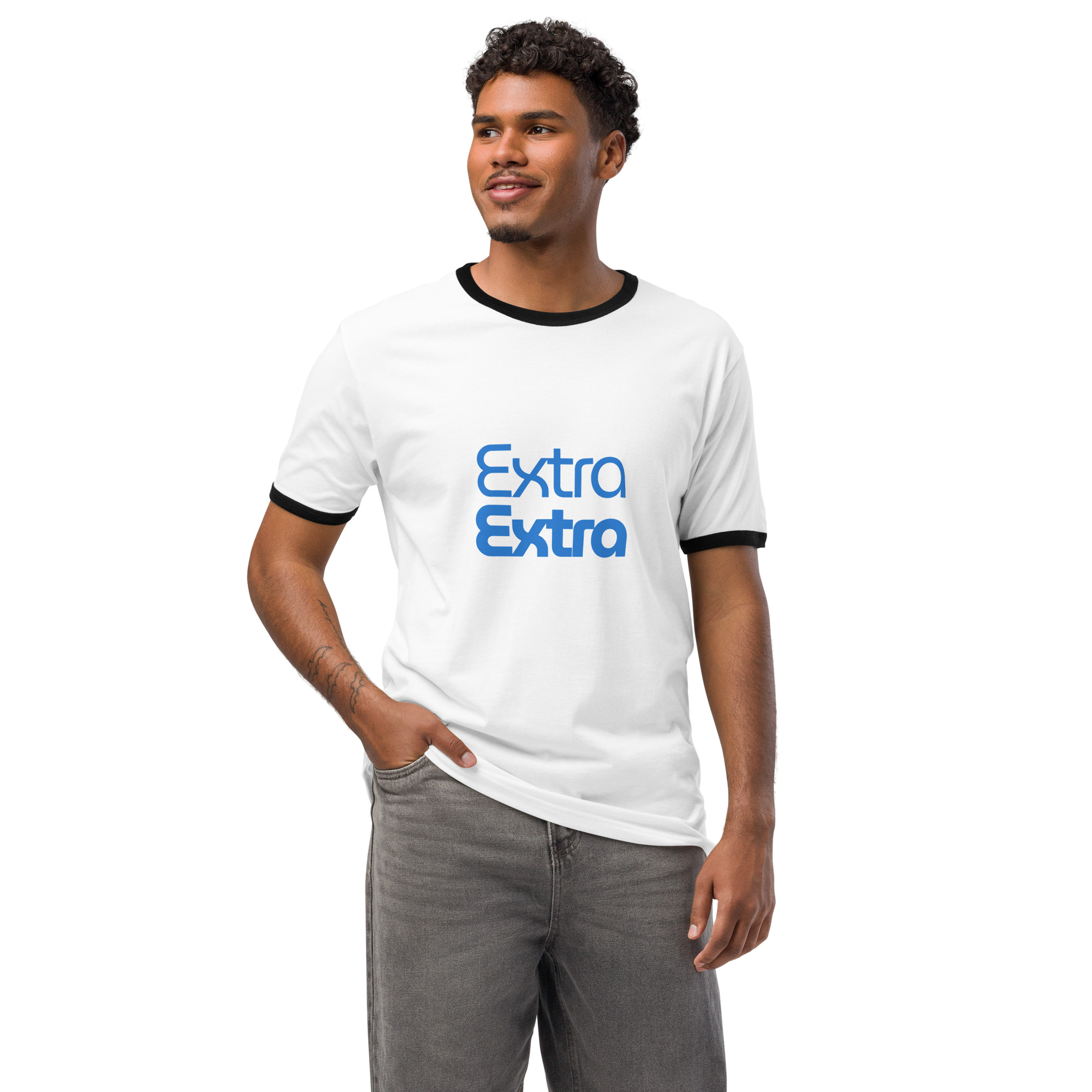 Extra Extra Men's Ringer T-Shirt
