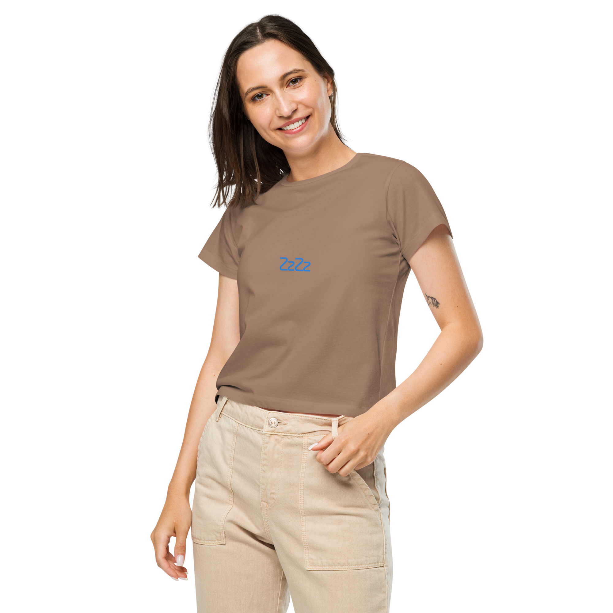 Women’s high-waisted t-shirt - Image 4