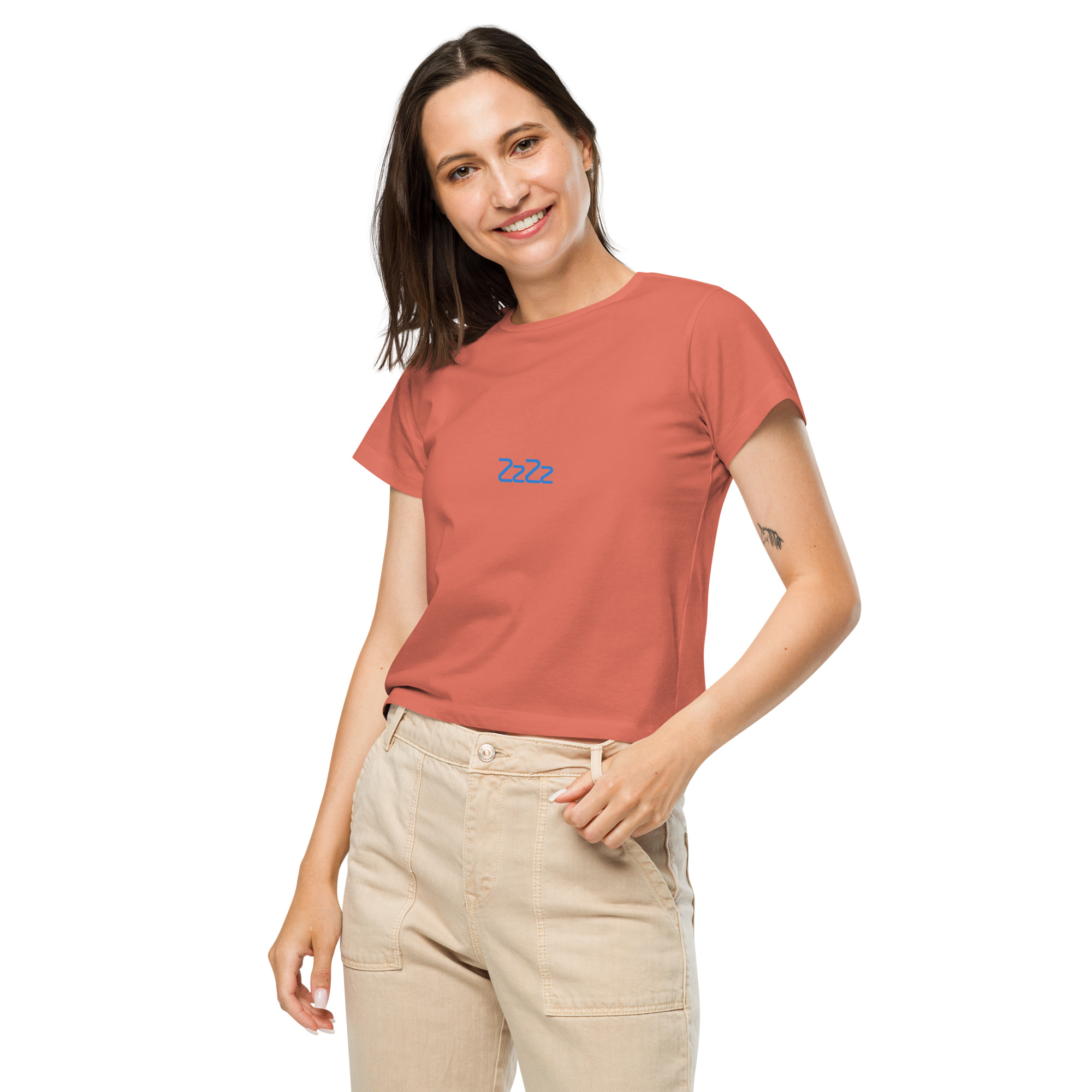 Women’s high-waisted t-shirt - Image 5